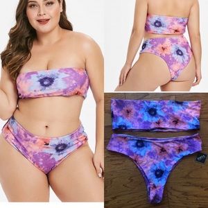 COPY - New zaful 3x Plus Size Swimsuit bikini plu…